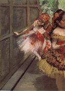Edgar Degas Dancer at Background painting